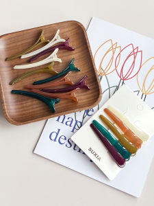 Seamless Large Side Hair Clips Makeup Washing Hair Positioning Clips Colorful Fashionable Hair Accessories for Women