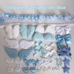 EELHOE | Bộ 50 Phối Ren Nơ Cánh Ita Túi DIY Trang Trí Phụ Kiện Anime Theo Chủ Đề Ngọt Ngào Cosplay Túi Trang Trí Thủ Công Dành Cho Những Người Đam Mê