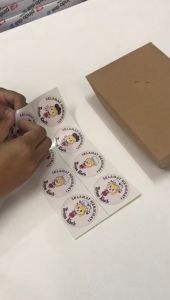 (1 LEMBAR ISI 20 PCS) STICKER LABEL/ STICKER CUTTING/LABEL MAKANAN