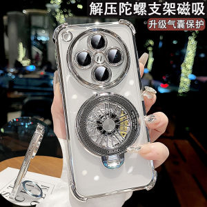 Oppo Findx8 pro S8 Ultra X7 Mens Full Cover Shockproof Silicone Case with Magnetic Stand Anti-fall Protection Shell Accessories