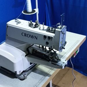 CROWN BUTTONSEW CHAINSTITCH SEWING MACHINE MODEL:MB-1377 (BRAND NEW) COMPLETE SET