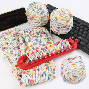 MAIXIANXIAN | Colorful Rainbow DIY Hand Mixed Wool Yarn
