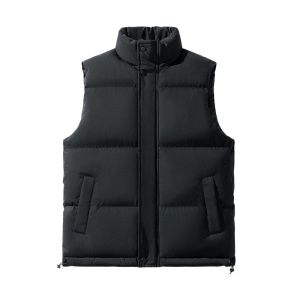 NASA down Cotton Vest Mens and Womens 2024 New Arrival Vest Autumn and Winter Fleece-lined Thick Waistcoat Vest Cardigan Mens