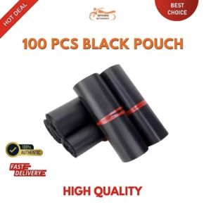 100pcs Black Pouches For Packaging High Quality Wholesale