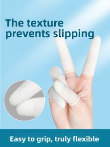 abeso | Protective Anti-slip Dust-free Fingertips for Counting Money and Turning Pages One-time Use Waterproof Gloves
