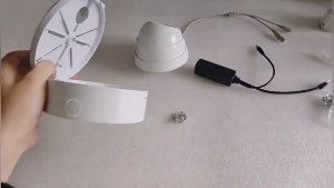 CCTV Camera Round Holder With Cable storage Base Box Dome Ceiling Mount Stand Surveillance Bracket Holder Adapter