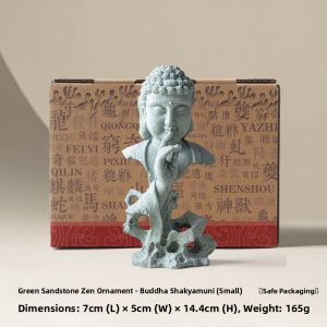 SHUANGYU | Buddha Statuette Decor for Desk and Aquarium Scenery
