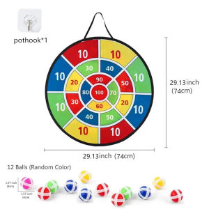 Trò Chơi Ném Bóng Dính Cỡ Lớn Cho Trẻ Em - Đồ Chơi Thể Thao Toán Học Giáo Dục Tương Tác Dành Cho Gia Đình Chơi Trong Nhà/ngoài Trời