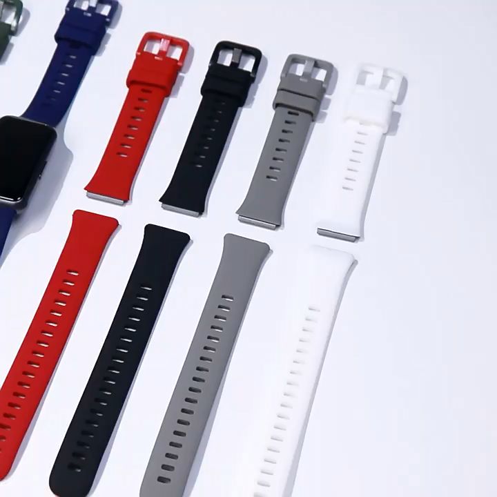 2 in 1 Set TPU Case+Sport Silicone Strap For Huawei Band 10 9 8 Smart Watch Cover Band