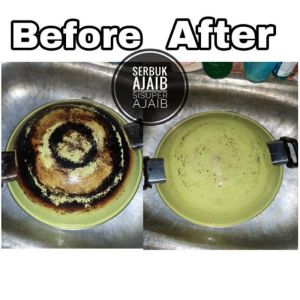 Juragan 47 - Paket 3 Botol Serbuk Ajaib Pembersih Toilet Kerak  Lantai Wastafel Keramik Kran Air kamar mandi Jamur Instan