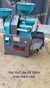 Máy Xay Lúa Và Nghiền Cám Cùng 1 lúc Tiết Kiệm Thời Gian