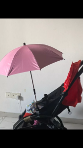 Playhouse Stroller Sunshade Canopy Sunshade Umbrella Nylon Stainless Steel 1-3 years zsj-4587 Adjustable Umbrella Waterproof Fabric