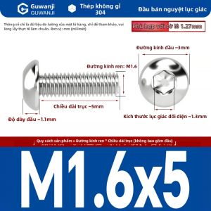 GUWANJI | Vít Đầu Lục Giác 304 Không Gỉ