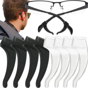 🔥Topitem🔥1 Pair Eyeglass Ear Grip Temple Tip Sleeve Anti-Slip Soft PE Retainers Eyewear Hook Holder Accessories LovelylifeFu👍