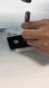 ชุดตอกตาไก่ ที่เจาะรูตาไก่ พร้อม ตาไก่อลูมิเนียม14Mmชุดตอกตาไก่ เบอร์ 28ตาไก่โลหะ ตาไก่ป้องกันสิ่งแวดล้อมหัวเข็มขัดตาไก่