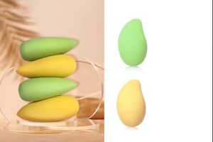 Beauty Blender Sponge Bedak Puff Mangga Spons Buah / Spon Foundation Makeup Mangga Beuty Blender Super Lembut