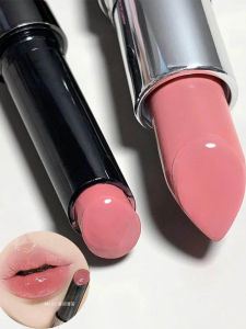 Morning Tea Frozen Lipstick Solid Lip Gloss Womens Style Pearlescent Pink Grey Salted Milk Peach Flavor Lipstick by Guan Ding Sheng