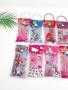 [Little B House] 6 In 1 Birthday Party Bag Stationery Set Birthday Goodies Bag 文具套装 Set Alat Tulis Murah - BT353