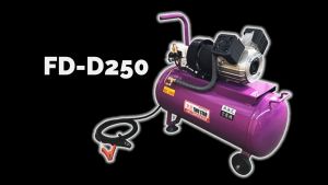 Two Star 12V High Efficiency Weatherproof Long Duty Cycle DC Oil Free Professional Portable Mini Air Compressor Pump with 50 liters tank