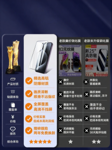 OUXUAN | Full Coverage Anti-peep Tempered Glass Screen Protector