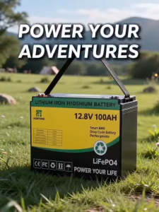 HONSTONE 12V 100Ah LiFePO4 Battery | 10Y Warranty 15000+ Cycles Smart BMS for Solar