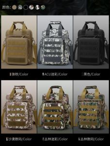 Multifunctional Crossbody Bag Large Capacity Laptop Pad Thickened Polyester Mens Shoulder Bag for Outdoor Sports School Work Travel