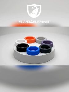 ISLAND ELEPHANT 8PCS Luggage Wheel Cover Silicone Luggage Wheel Protector Mute effect