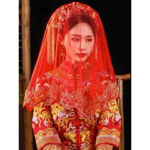 Besee | Premium Red Chinese Wedding Headwear and Robe