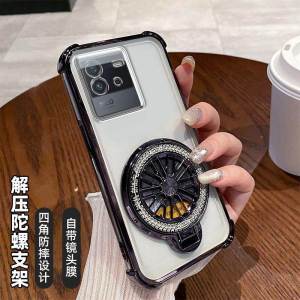 Honor Play 60M Phone Case with Airbag Anti-Fall Female Male Version with Stand Soft Shell Lens Film Full Cover Play 60 Outer Shell