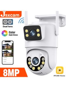 IPC360 Home WIFI Camera 8MP Dual Lens 4K Smart Wireless Camera Full Color Night Vision Pan-tilt Auto Tracking Alarm Camera