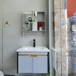 Tủ lavabo nhômtủ lavabo nhà tắmtủ lavabo nhà vệ sinh Javis - 60cm