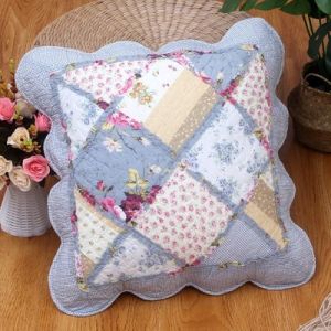 Pure Cotton Pillow Office Sofa Car Core Included Washable Cushion Cover Country Style Home Textile Pillow/Throw Pillow
