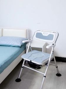 Toilet For Elderly Shower Chair Foldable Elderly Toilet Support Chair Toilet Chair For Elderly Multifunctional Household Mobile/Portable