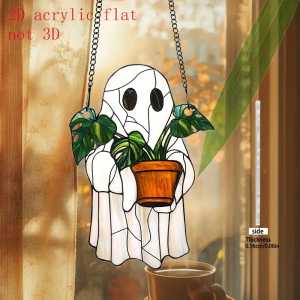 1pcs Thrilling Gothic Window Decoration - Suitable for Halloween decoration and haunted house aesthetics wall decoration