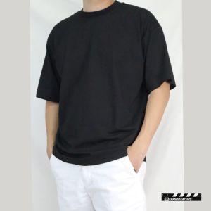 เสื้อยืดแขนสั้น Oversize สำหรับผู้ชาย ผ้าTC loungewear ใส่สบาย ไม่สั้นเต่อ | 101FashionFactory