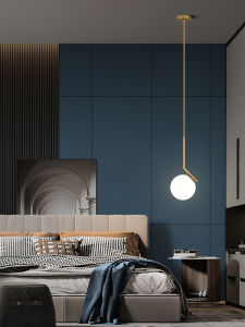 ZHENMEIJU | Round Brass Nordic Minimalist Luxury Pendant Light