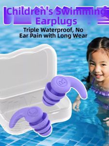 XUANSHU | Waterproof Noise Cancelling Earplugs Silica Gel
