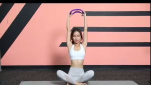 ห่วงแหวนโยคะ ห่วงโยคะ ร่างกาย อุปกรณ์ฟิตเนส  ยืดหยุ่นได้ดีมากห่วงโยคะ นิยมมากในเกาหลี (Yoga Ring) อุปกรณ์ช่วยลดน้ำหนัก