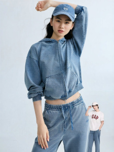 Gap | Logo Embroidery Washed Hoodie Female