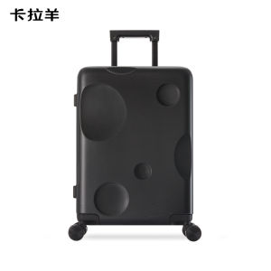 CaranY 20-Inch Carry-On Suitcase Womens Small Travel Bag Universal Wheel 24-Inch Anti-Scratch Cheese Luggage Trendy