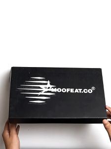 Moofeat - Oster Sandal Slide Slip On Casual Suede Hitam