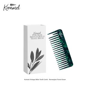 KRRAMEL | Portable Acetate Wide-toothed Comb for Wet and Dry Hair Unsnarling Long Hair for Women