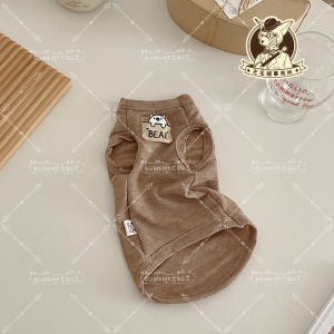 Summer New No Hair Cat Sphynx Devon Pet Kittens High Elastic Breathable Pure Cotton Short Sleeve Vest Dirt Resistant