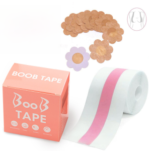 Transparent PU Boob Tape Silicone Bra Invisible Lifting Strap Large Size Bust Lift Underwear for Women and Men