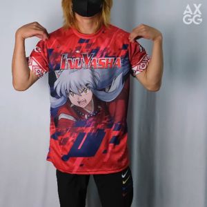 AXGG \"Inuyasha\" Anime T-Shirt: Perfect Merch for Gamers & Anime Lovers