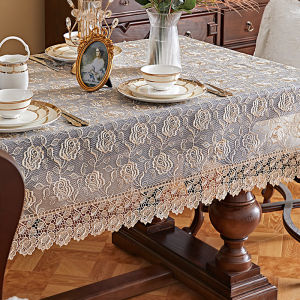 European Vintage INS Lace Hollow-out Luxurious Tablecloth