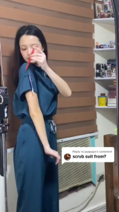 【XS-XXL  READY STOCK】Surgical Uniforms Woman Scrub Set Medical Nurse Beauty Salon Workwear Clinical Scrubs Top + Pant Spa Doctor Nursing Tunic Suit