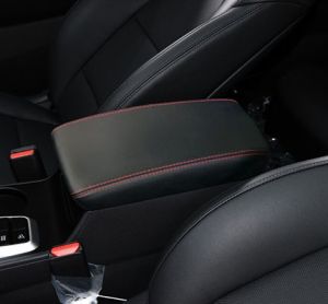 New PU Leather Car Armrest Box Center Console Lid Armrest Cover Car Accessories For Hyundai Tucson 2015 2016 2017 2018