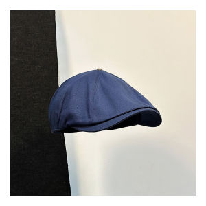 หมวกเบเร็ตสไตล์ย้อนยุคแบบสองทางสำหรับผู้ชายและผู้หญิง หมวกทรงปากเป็ด หมวกฤดูใบไม้ผลิ ฤดูร้อน ฤดูใบไม้ร่วง ฤดูหนาว หมวกแฟชั่นสตรีท