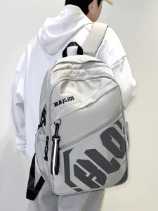 Large Capacity Backpack for Boys 2025 New Style Middle School High School Students Double Shoulder Bag High Aesthetic Value